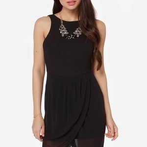 Finders Keepers Stranger In Paradise Wrap Dress Black XS